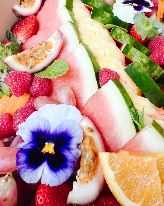 Seasonal fruit platter