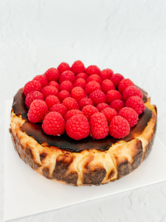 vanilla bean basque cheesecake